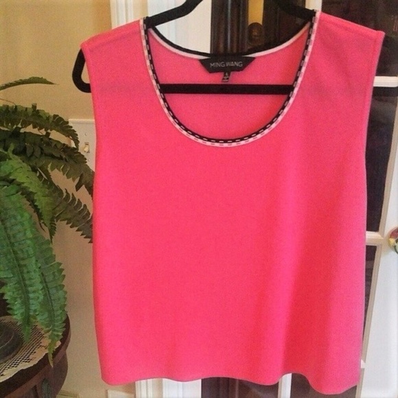Ming Wang Sweaters - Ming Wang Sleeveless Knit Top Large Like New